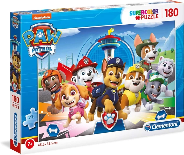 Clementoni 29105 Paw Patrol Supercolor 180 Parça Yapboz