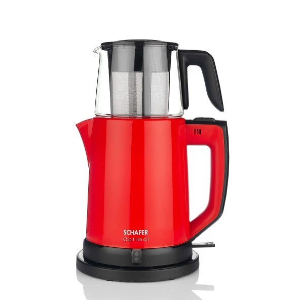 Schafer Optimal Elektrikli Çay Makinesi-Kırmızı - 2