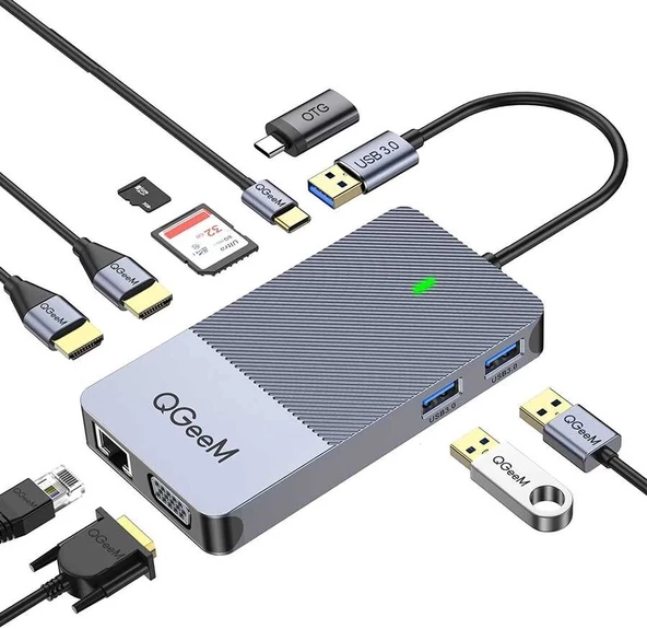 Qgeem QG-D3908 Usb Hub