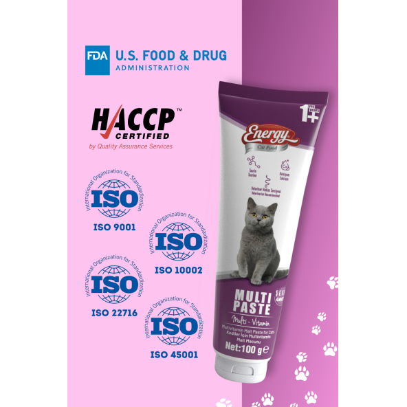 Energy Multi Paste 100gr Multivitamin Malt (Bağışıklık Sistemi Destekleyici Tüy Yumağı Önleyici) - 4