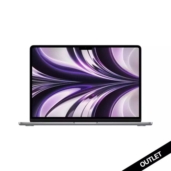 MacBook Air 13.6 inc M2 8CPU 10GPU 8GB 512GB Uzay Grisi MLXX3TU/A-Teşhir