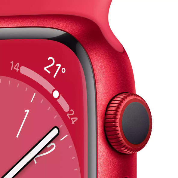 Apple Watch Series 8 GPS 45mm (PRODUCT)RED Alüminyum Kasa - (PRODUCT)RED Spor Kordon MNP43TU/A-Teşhir - 4