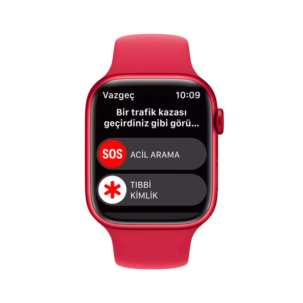 Apple Watch Series 8 GPS 45mm (PRODUCT)RED Alüminyum Kasa - (PRODUCT)RED Spor Kordon MNP43TU/A-Teşhir - 5