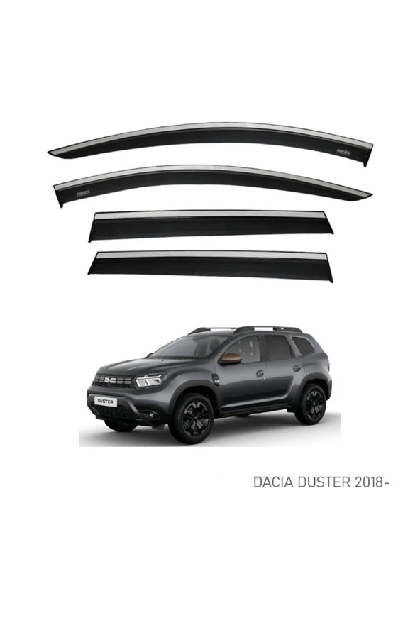 DACIA DUSTER 2018 SONRASI KROMLU CAM RÜZGARLIĞI