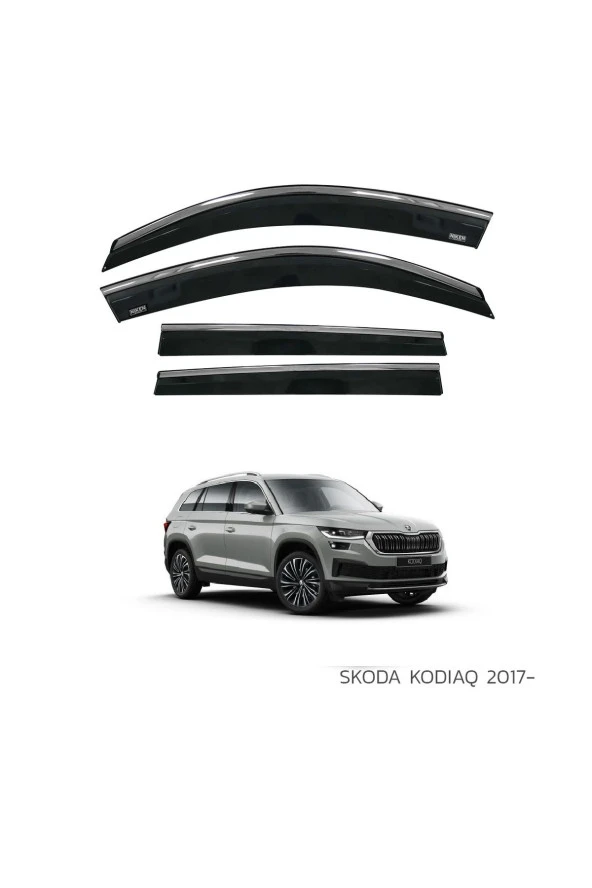 SKODA KODIAQ 2017 SONRASI KROMLU CAM RÜZGARLIĞI