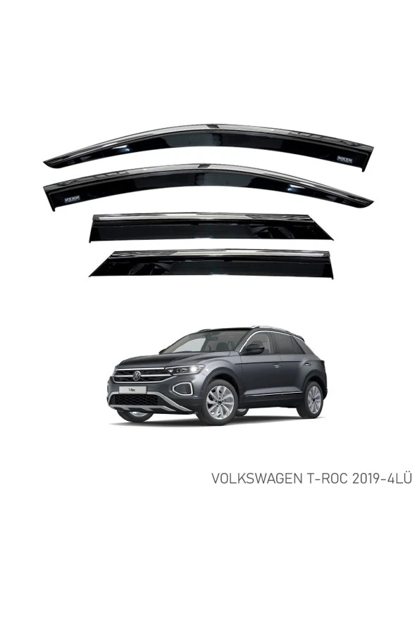 VOLKSWAGEN T-ROC 2019 SONRASI KROMLU CAM RÜZGARLIĞI