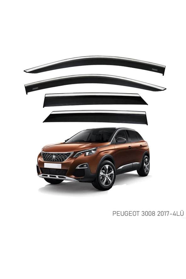 PEUGEOT 3008 2016 SONRASI KROMLU CAM RÜZGARLIĞI
