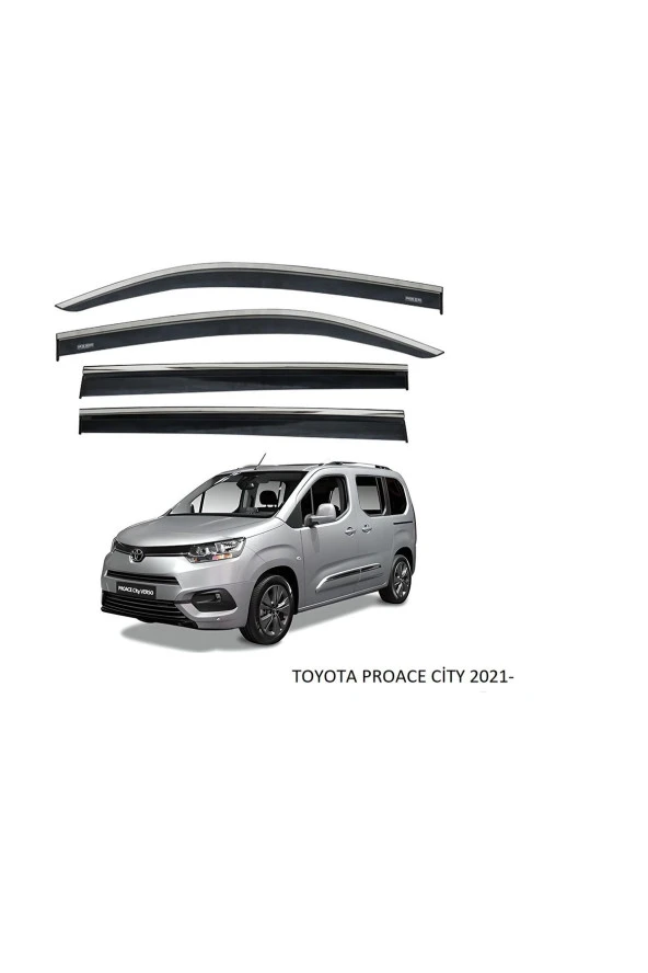 TOYOTA PROACE CITY 2019 SONRASI KROMLU CAM RÜZGARLIĞI