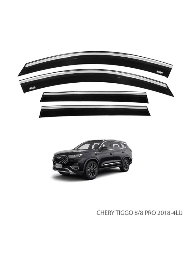 CHERY TIGGO 8 PRO 2023 SONRASI KROMLU CAM RÜZGARLIĞI
