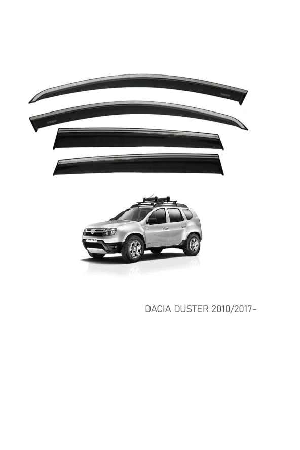 DACIA DUSTER 2010-2018 KROMLU CAM RÜZGARLIĞI