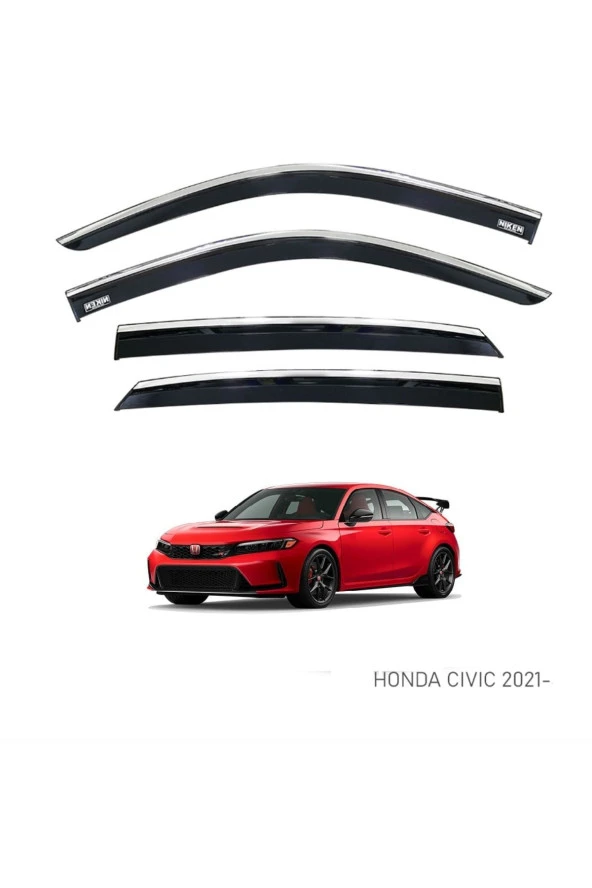 HONDA CIVIC 2021 SONRASI KROMLU CAM RÜZGARLIĞI