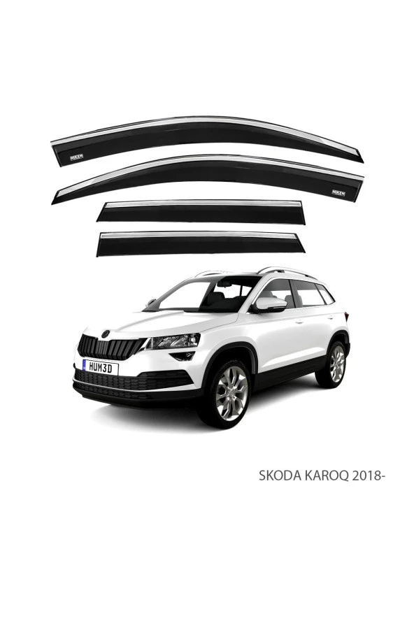 SKODA KAROQ 2017 SONRASI KROMLU CAM RÜZGARLIĞI - 2