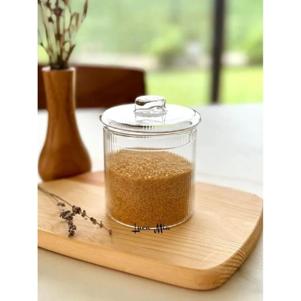 Luca Mia Kapaklı Cam Şekerlik 4 Adet 20.0034 - 3