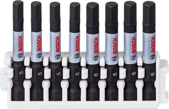 Bosch Impact Control Serisi Vidalama Ucu 8li H5X4H6X4 *50MM