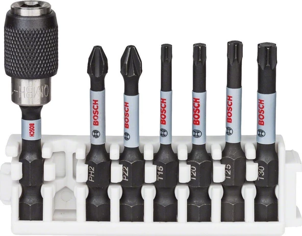 Bosch Impact Ctrl Ph/Pz/T 7 Parça Set