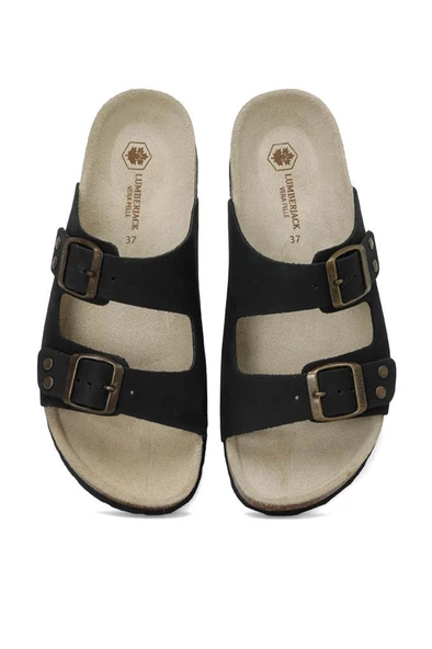 Lumberjack JOLIE NU 4FX 101687098 Anatomik Taban Kadın Terlik Siyah 36-40 - 5