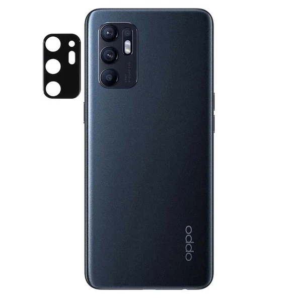 Oppo Reno 6 4G Uyumlu 3D Kamera Camı