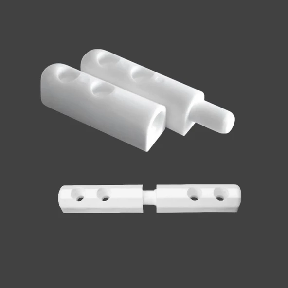 Pimapen PVC Pencere Kapı Sineklik Menteşesi Pimli Plastik Pratik Açma Kapama Hareket Aparatı 2 Adet - Resim 4