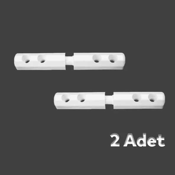 Pimapen PVC Pencere Kapı Sineklik Menteşesi Pimli Plastik Pratik Açma Kapama Hareket Aparatı 2 Adet - Resim 3