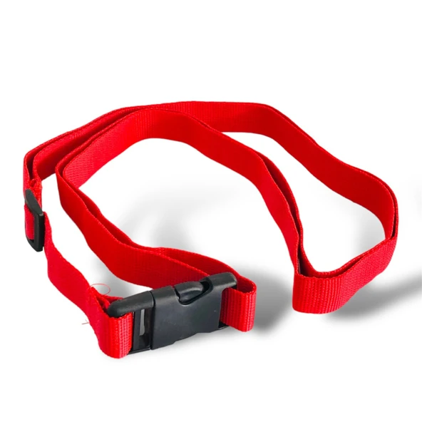 Premium Kırmızı Rengi Valiz Kemeri 1 adet 2,5 cm - 3