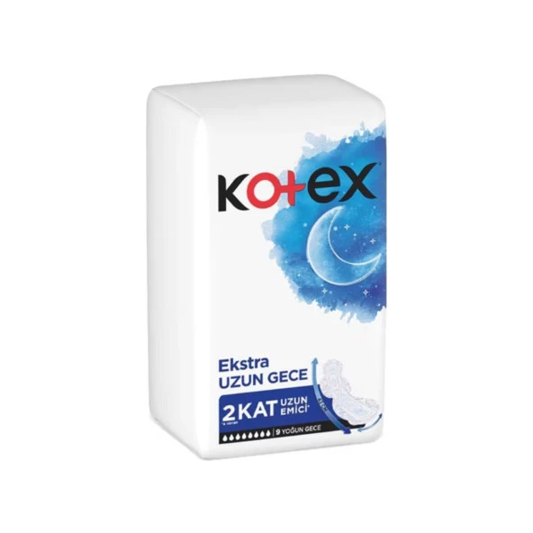 Kotex Ekstra Uzun Gece 9'lu Ped