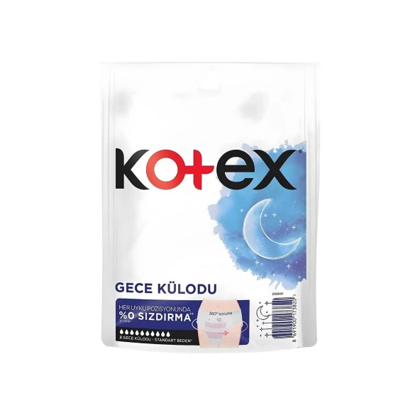 Kotex Gece Külodu 2 Li