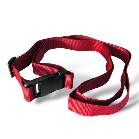 Premium Bordo Renk Valiz Kemeri 1 adet 2,5 cm - Resim 3