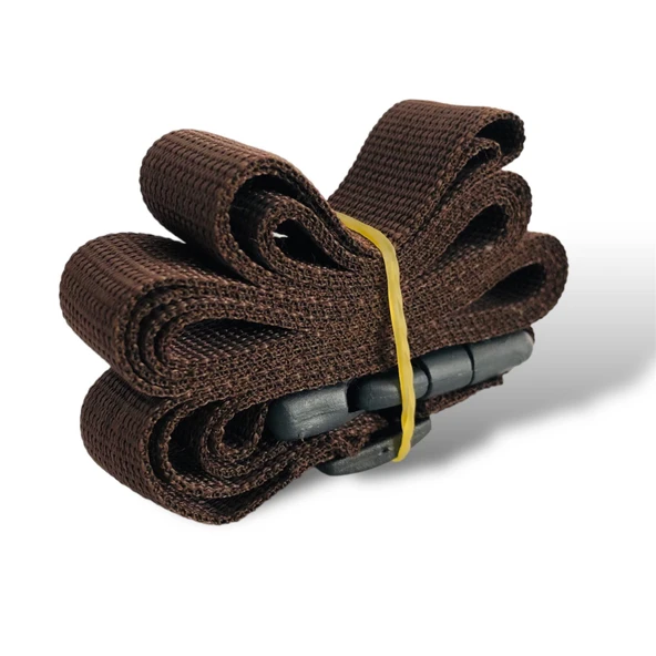 Premium Koyu Kahverengi Valiz Kemeri 1 adet 2,5 cm - 2