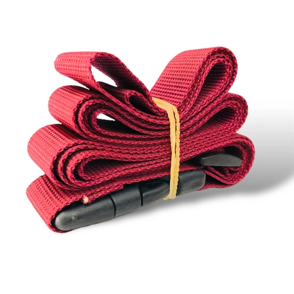 Premium Bordo Renk Valiz Kemeri 1 adet 2,5 cm - Resim 2
