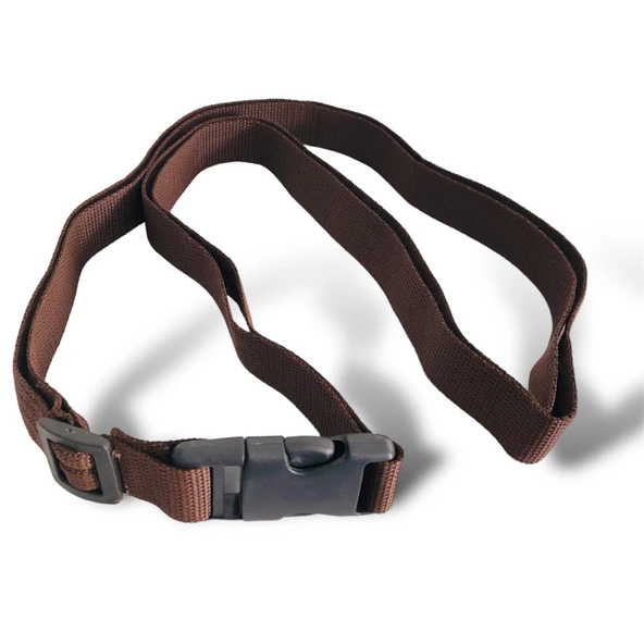 Premium Koyu Kahverengi Valiz Kemeri 1 adet 2,5 cm - 3