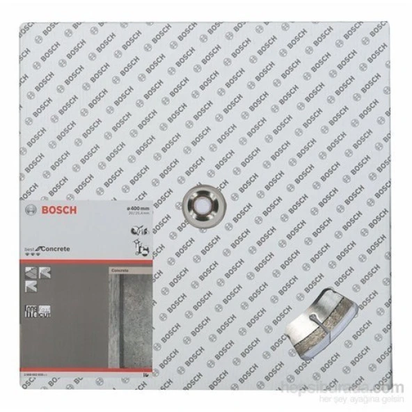 Bosch  - Best Serisi Beton İçin Elmas Kesme Diski - 400 X 20,00+25,40 X 3,2 X 12 Mm