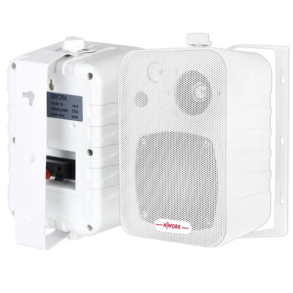 Nwork NW-4 Sütun Hoparlör 12cm 100 Watt Beyaz 2 Adet ürün görseli
