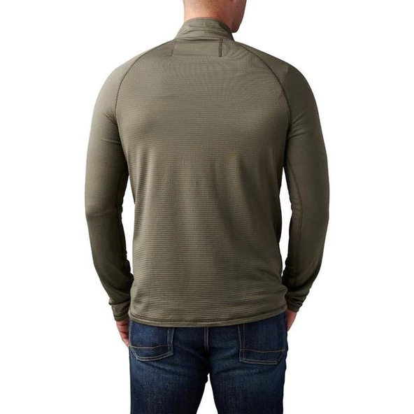 5.11 STRATOS 1/4 KISA FERMUAR SWEAT RANGER YESIL - 11