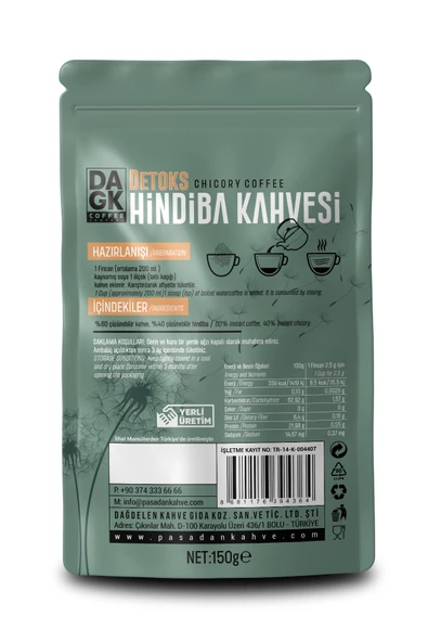 Hindiba Kahvesi Detox Kahve 150g - 2
