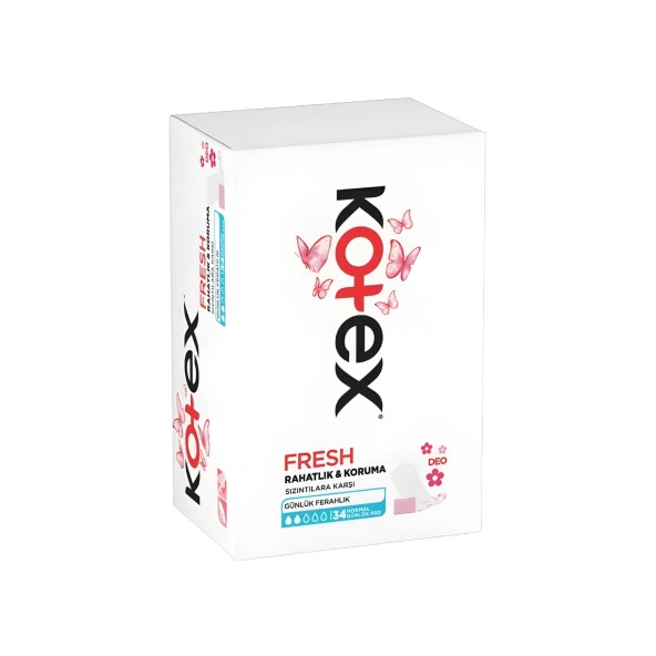 Kotex Normal Günlük 34'Lü Ped Deo