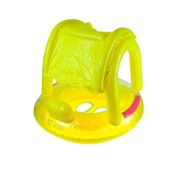 Çocuk Gölgeliği Deniz Havuz Gölgeliği 72 22 Cm Yaş Sarı Pompa Set - 4