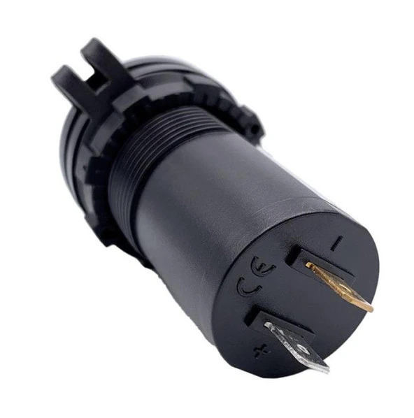 Dokunmatik Switchli USB + Type-C 12-24V Şarj Soketi - Resim 5