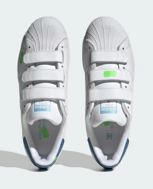 adidas SUPERSTAR X KSENIASCHNAIDER Unisex Beyaz Sneaker Spor Ayakkabı IG5927 - 4