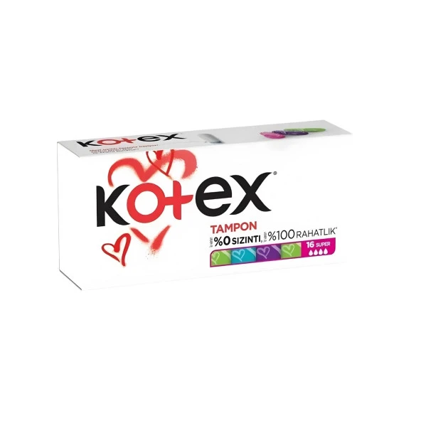 Kotex Tampon Süper 16'Lı