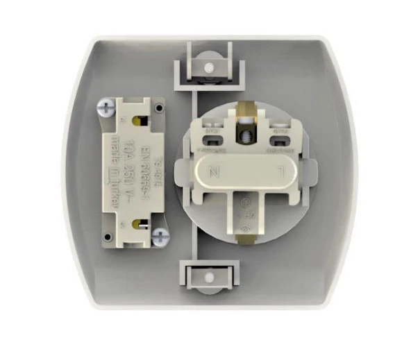 Ne-Ad Anahtarlı Topraklı Mobilya Priz - 2