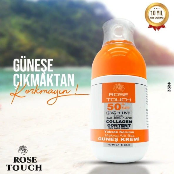 ROSE TOUCH GÜNEŞ KREMİ 100 ML