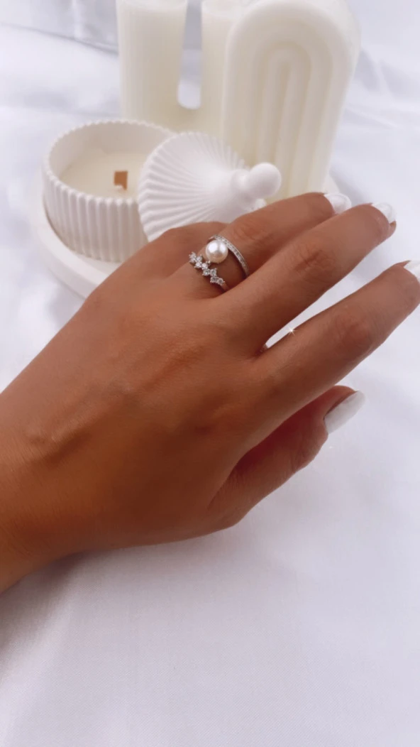 925 Ayar Kadın Gümüş (Silver) Yüzük ürün görseli 1