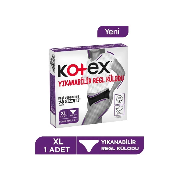 Kotex Yıkanabilir Regl Külodu XL Beden