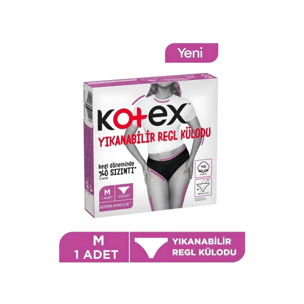 Kotex Yıkanabilir Regl Külodu M Beden