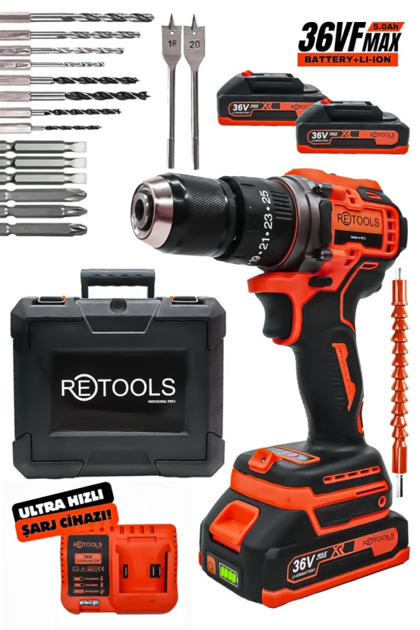 RETOOLS 10MM KÖMÜRSÜZ MATKAP