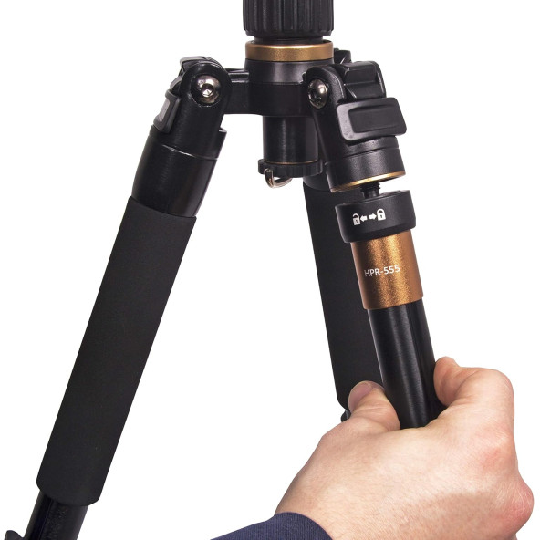 Hlypro HPR-555 Profesyonel Turizm Tripod - 2