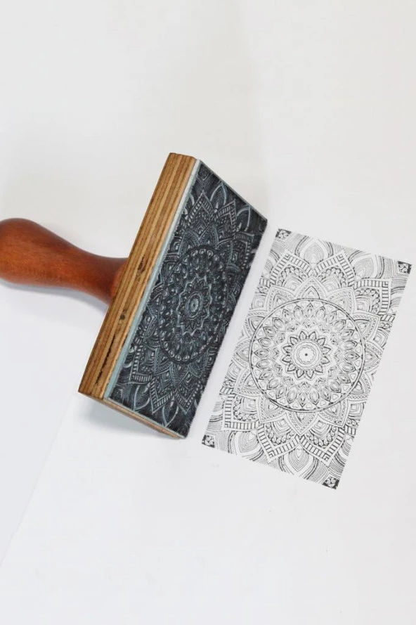 Mühürcüm Kişiye Özel Ahşap Mühür Damga 6,8X9,8 Dikdörtgen MAD6X9 - 2
