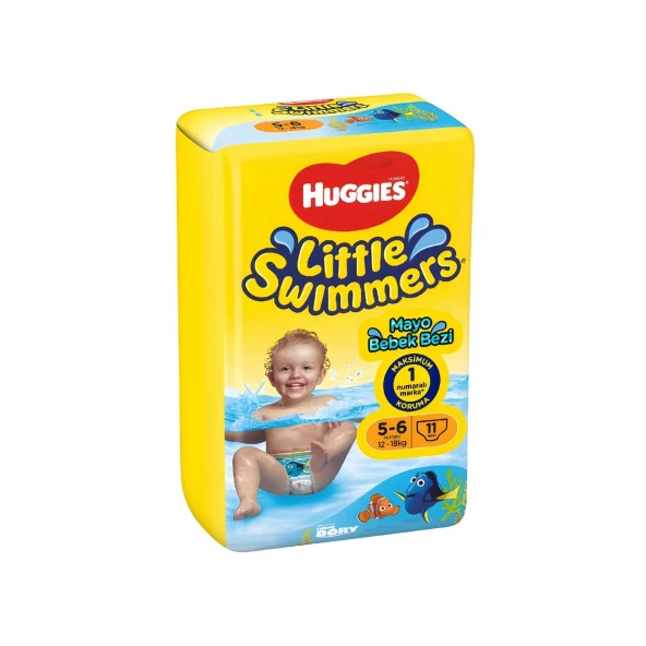 Huggies Little Swimmers Mayo Bebek Bezi 12-18 Kg 11'li