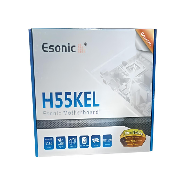 Esonic H55-KEL Intel H55 1333MHz DDR3 Soket 1156Pin mATX Anakart