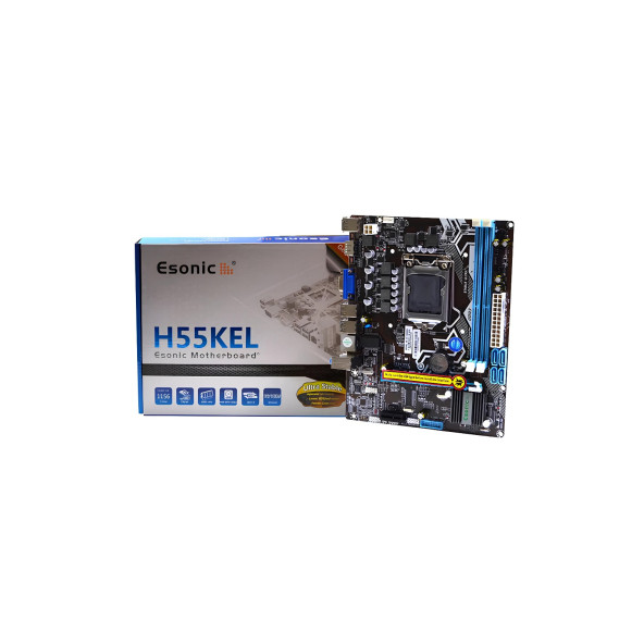 Esonic H55-KEL Intel H55 1333MHz DDR3 Soket 1156Pin mATX Anakart - 3
